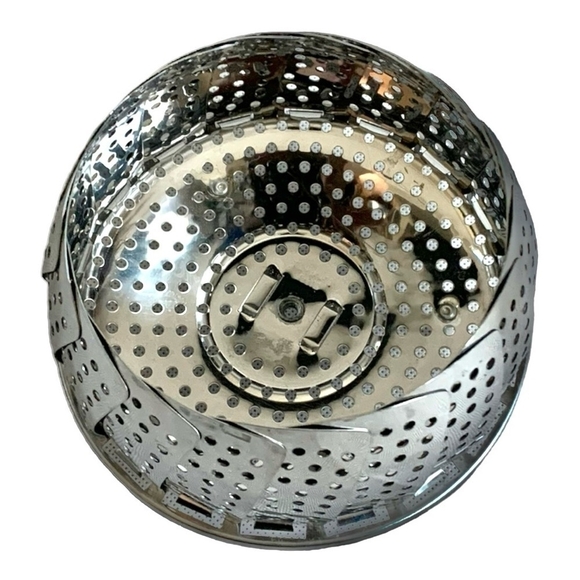 Steamer Stainless Steel Collapsible Vegetable Steamer Basket Insert - Picture 2 of 5